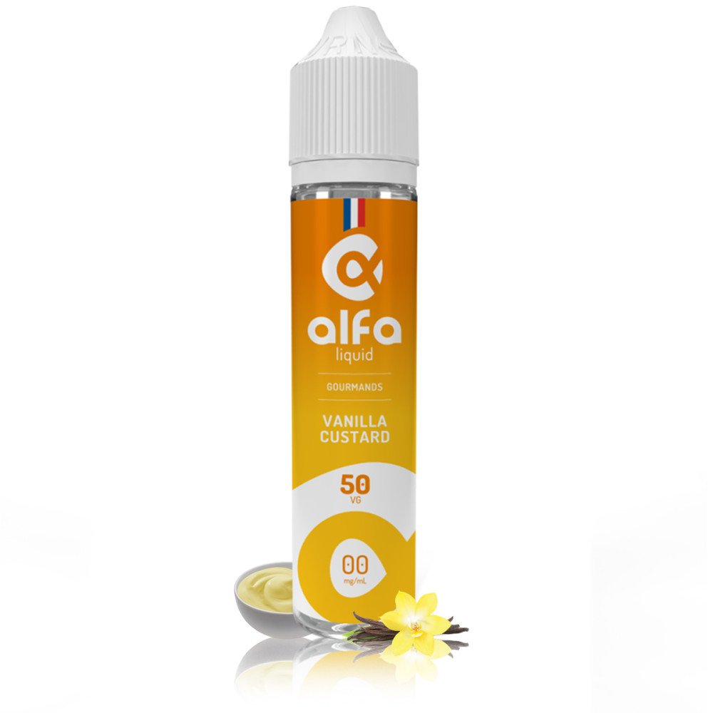 E-liquide Vanilla Custard 50ml - Alfaliquid