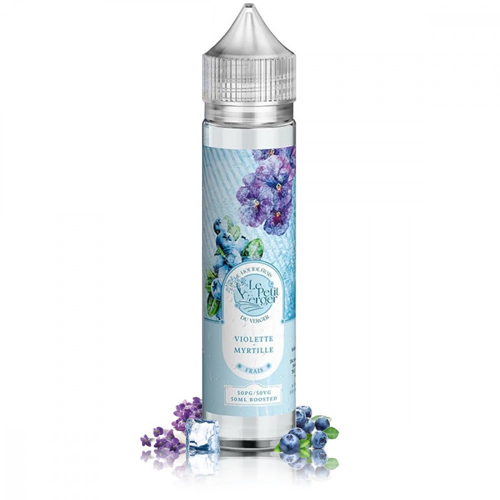 E-liquide Violette Myrtille Frais 50ml Le Petit Verger - Savourea