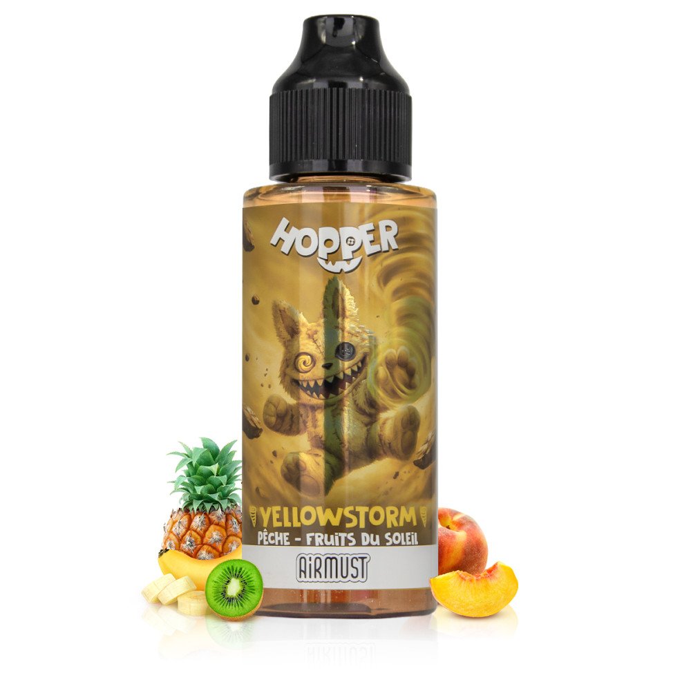 E-liquide Yellowstorm 100ml Hopper - Airmust