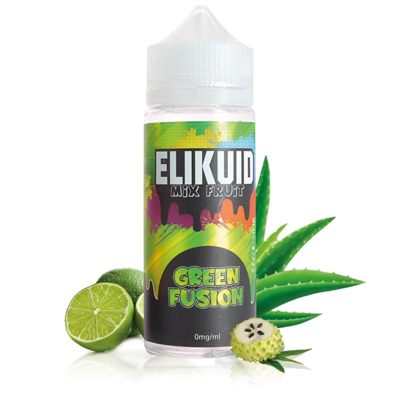 E-liquide Green Fusion 100ml Elikuid - O'Jlab