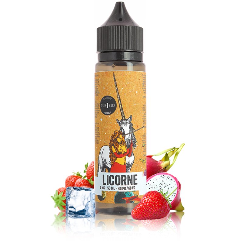E-liquide Licorne 50ml Astrale - Curieux E-liquides