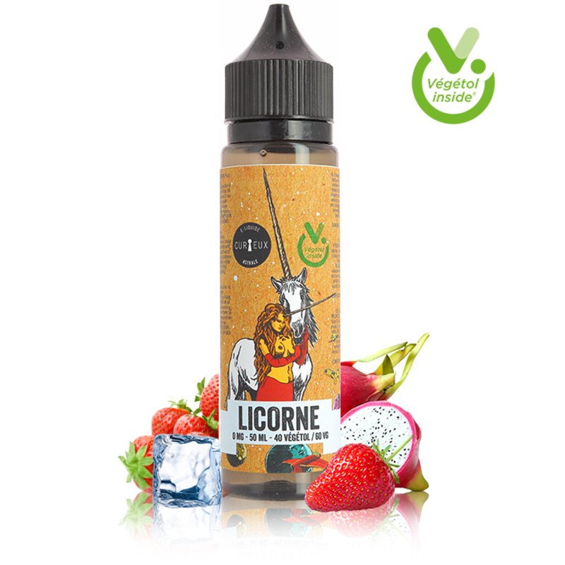 E-liquide Licorne Végétol 50ml Astrale - Curieux E-liquides