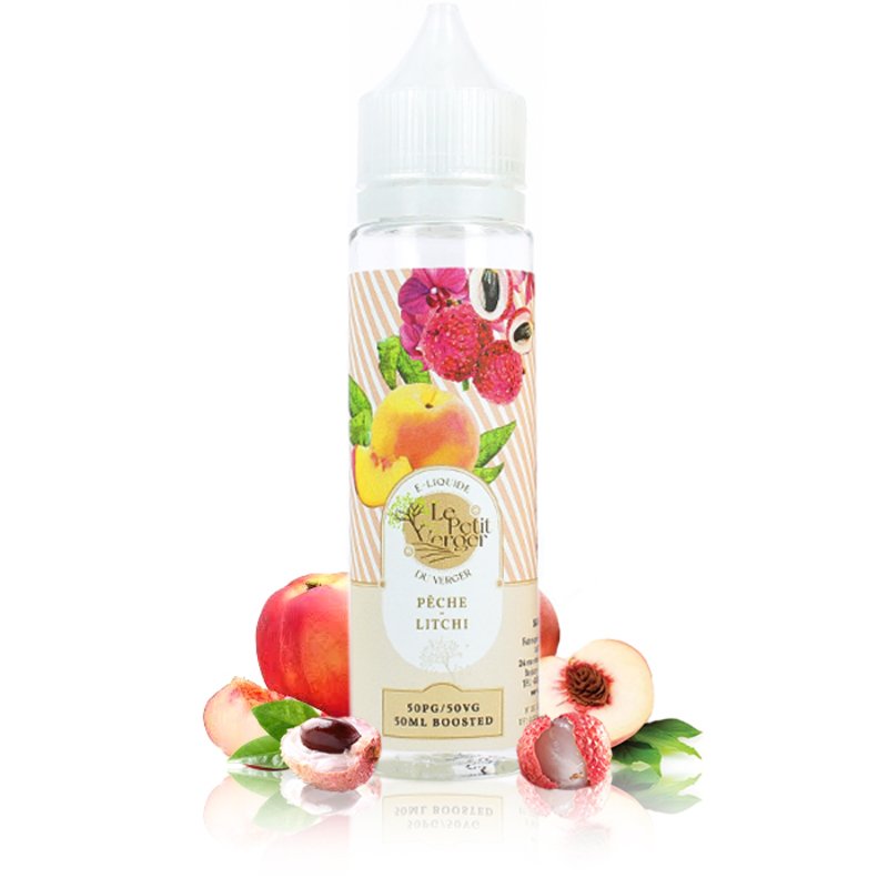 E-liquide Pêche Litchi 50ml Le Petit Verger - Savourea