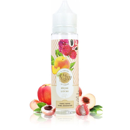 E-liquide Pêche Litchi 50ml Le Petit Verger - Savourea
