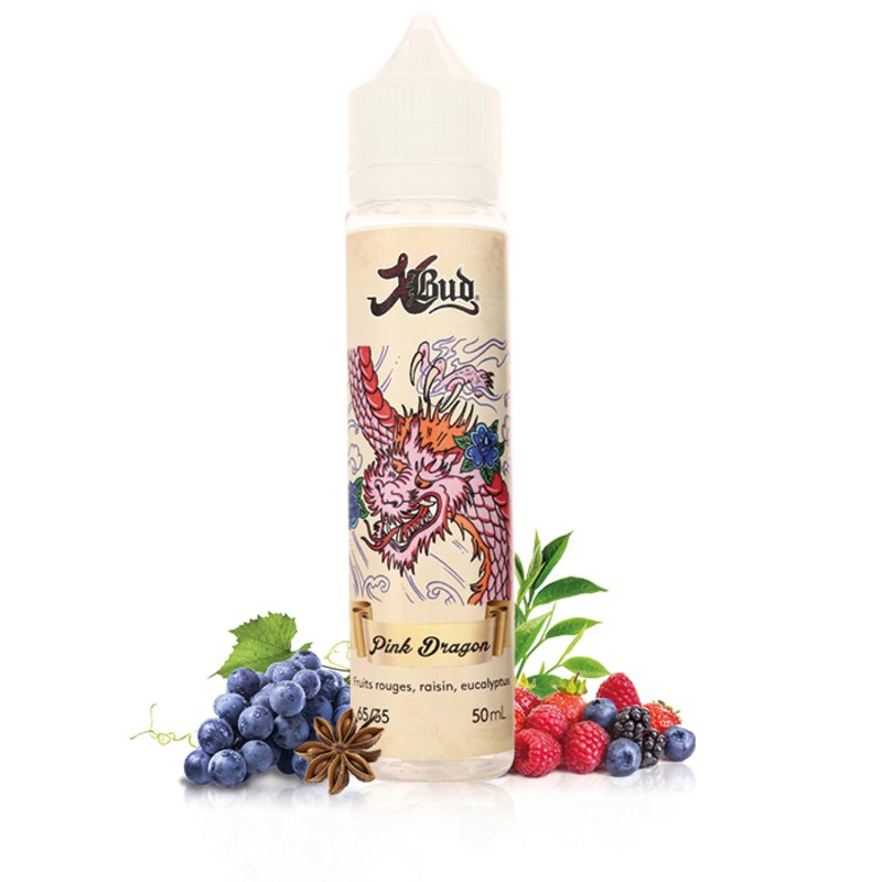 E-liquide Pink Dragon 50ml Xbud - Liquideo