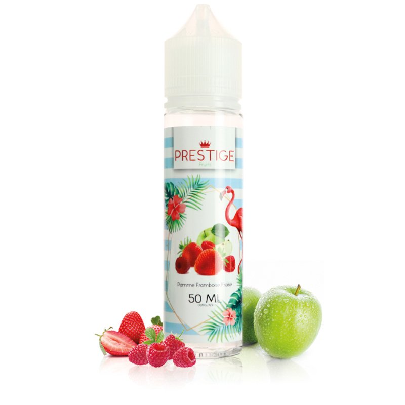 E-liquide Pomme Fraise Framboise 50ml Fruits - Prestige