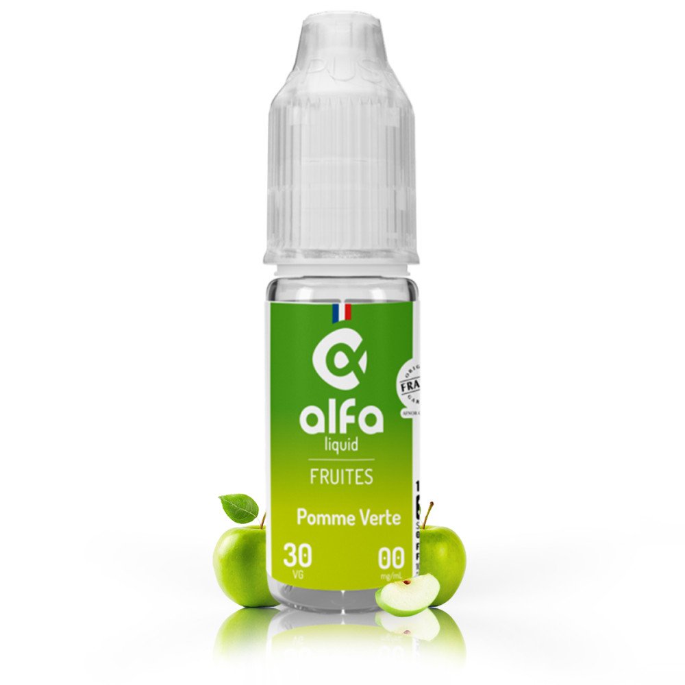 E-liquide Pomme Verte - Alfaliquid