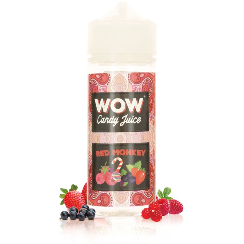 E-liquide Red Monkey 100ml Wow Candy Juice - Made In Vape