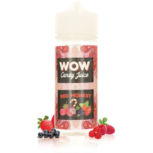 E-liquide Red Monkey 100ml Wow Candy Juice - Made In Vape